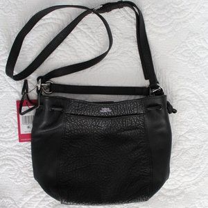 Vince Camuto NWT Black Crossbody Leather Satchel